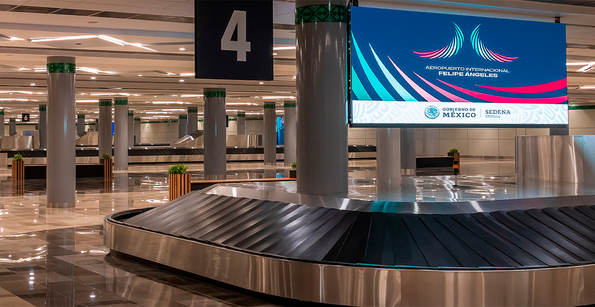 Aeropuerto Internacional Felipe Ángeles recibe reconocimiento como uno de los más bellos del mundo