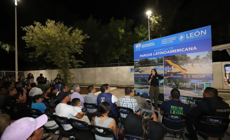 Ale Gutiérrez Inaugura Parque y Pavimentación en la Colonia Latinoamericana, Transformando la Comunidad