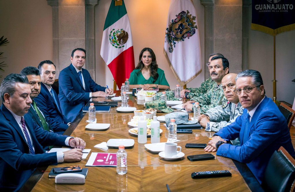 Gobernadora de Guanajuato lidera estrategias clave para reducir delitos de alto impacto