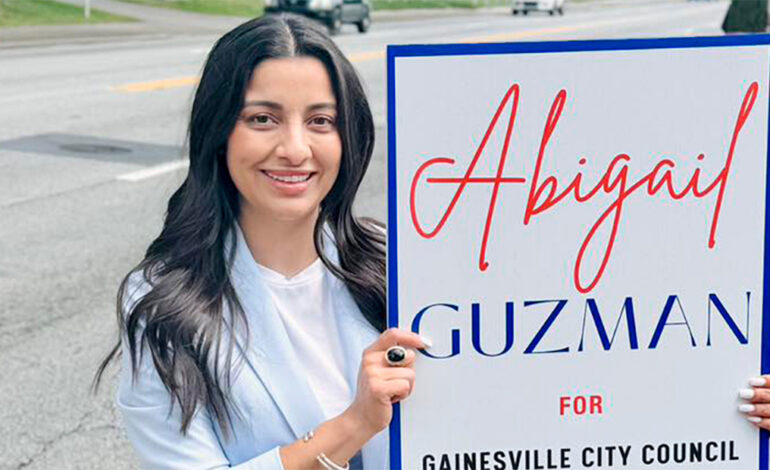 Abigail Guzmán hace historia como la primera concejala hispana de Gainesville, Georgia