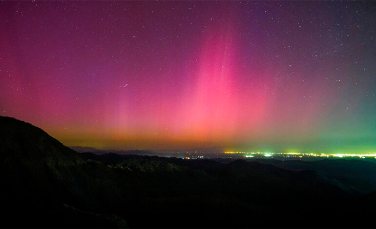 Auroras boreales podrían ser visibles en el norte de México debido a una tormenta geomagnética