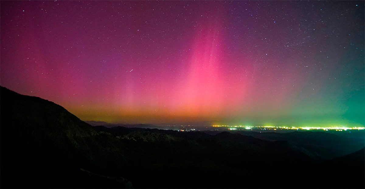 Auroras boreales podrían ser visibles en el norte de México debido a una tormenta geomagnética