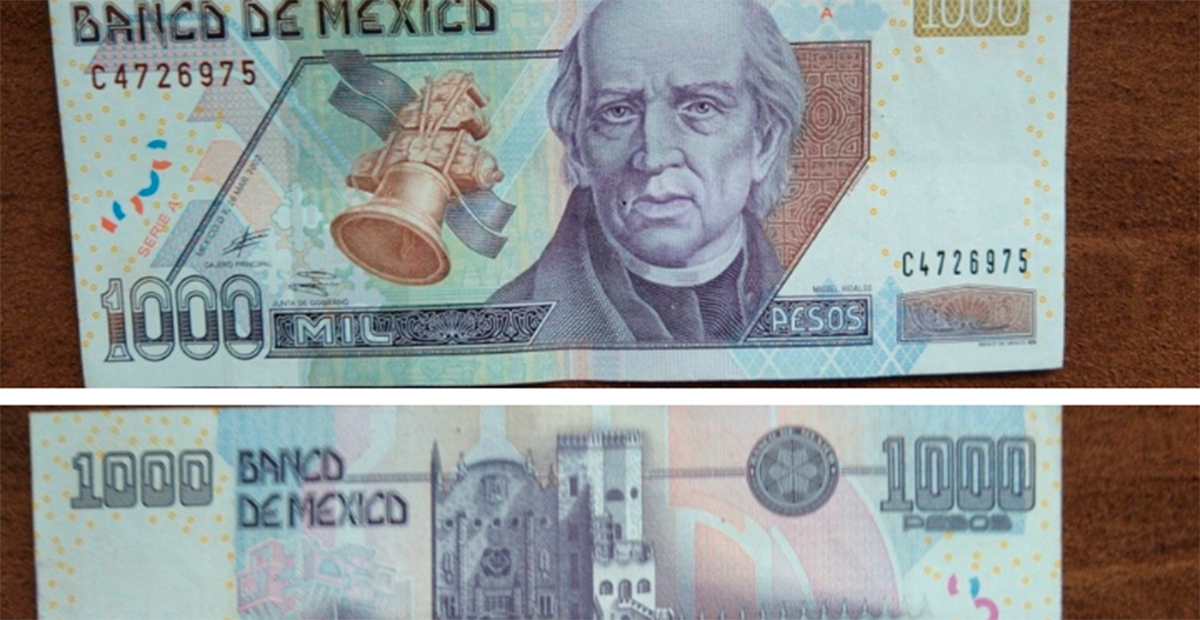 Banxico retira de circulación billetes de 50 y 1000 pesos de la familia F