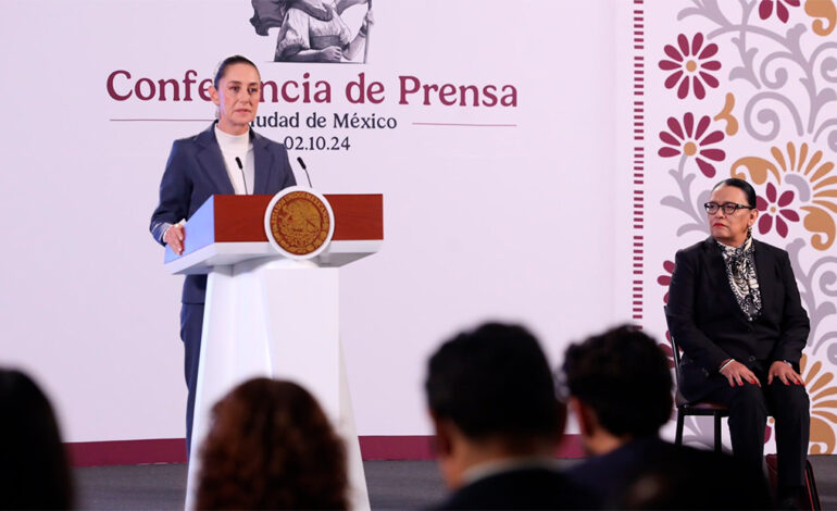 Presidenta Sheinbaum dedica su primera conferencia a la conmemoración del 2 de octubre