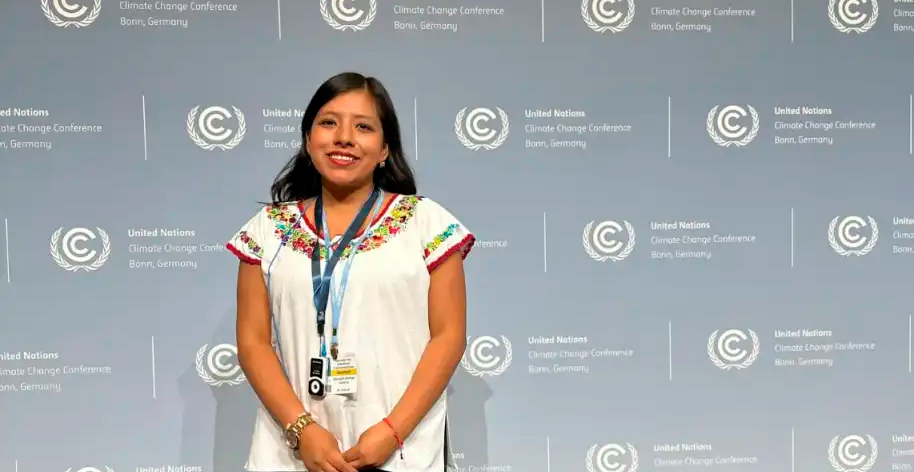 Joven zapoteca representará a México en la Conferencia de la ONU sobre el Cambio Climático