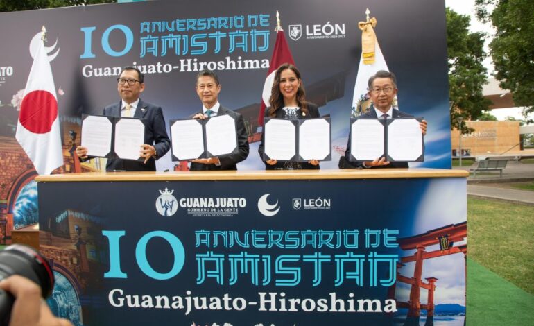 Guanajuato y Hiroshima fortalecen su amistad con nuevos proyectos de cooperación