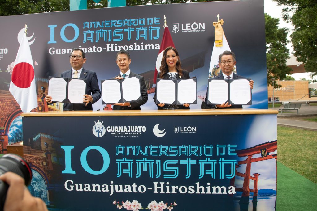 Guanajuato y Hiroshima fortalecen su amistad con nuevos proyectos de cooperación