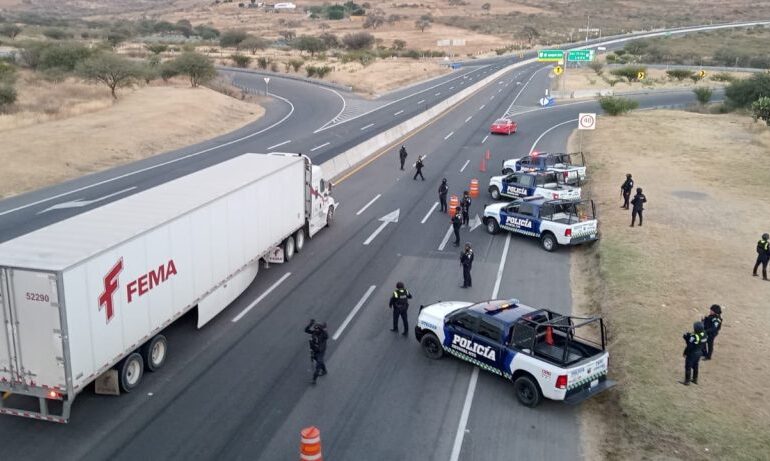 Estrategia CONFIA reduce el robo al transporte federal en Guanajuato