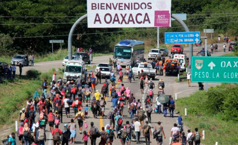 Comunidades de Oaxaca se encuentran divididas por la llegada de caravanas migrantes